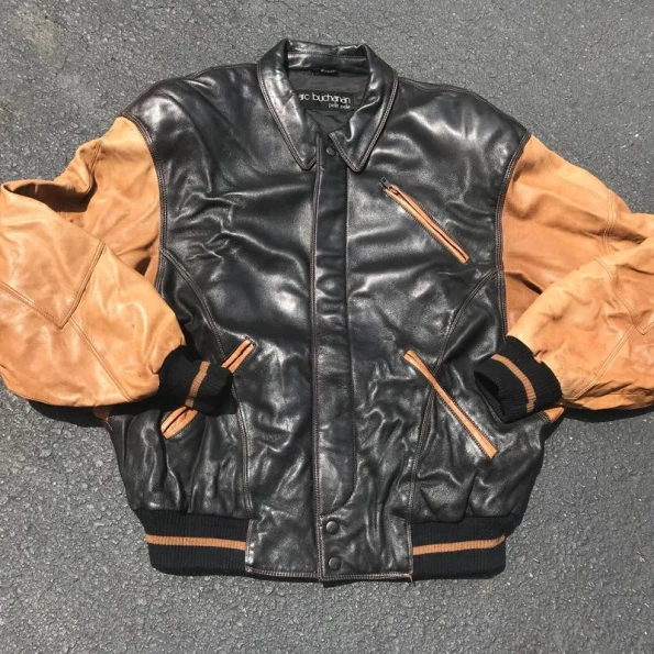 Pelle Pelle Soda Club Leather Varsity Jacket | Men & Women