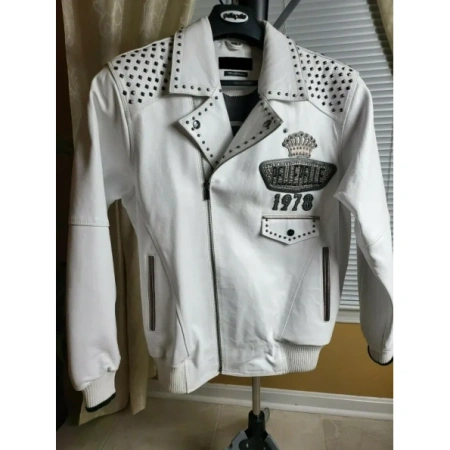 Pelle Pelle Lethal White Stud Leather Jacket | Men & Women