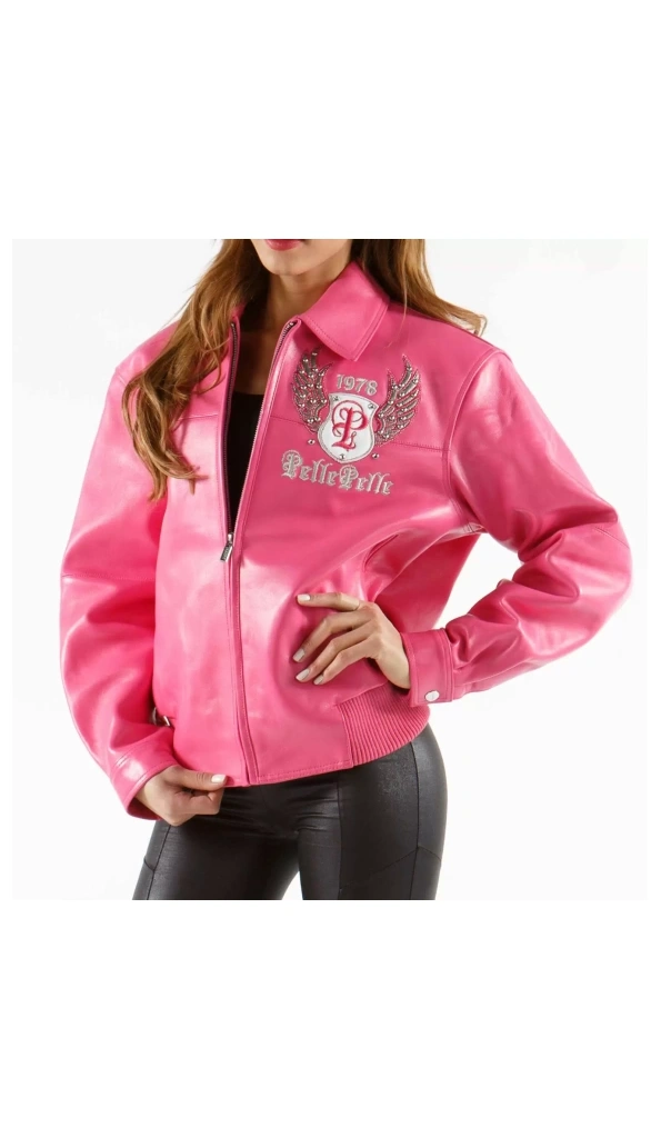 Pelle Pelle Women 1978 Pink Leather Jacket | Legends Jacket
