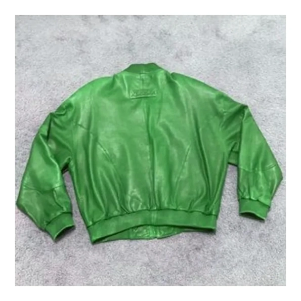 Pelle Pelle Green MB Leather Jacket | Men & Women view 1