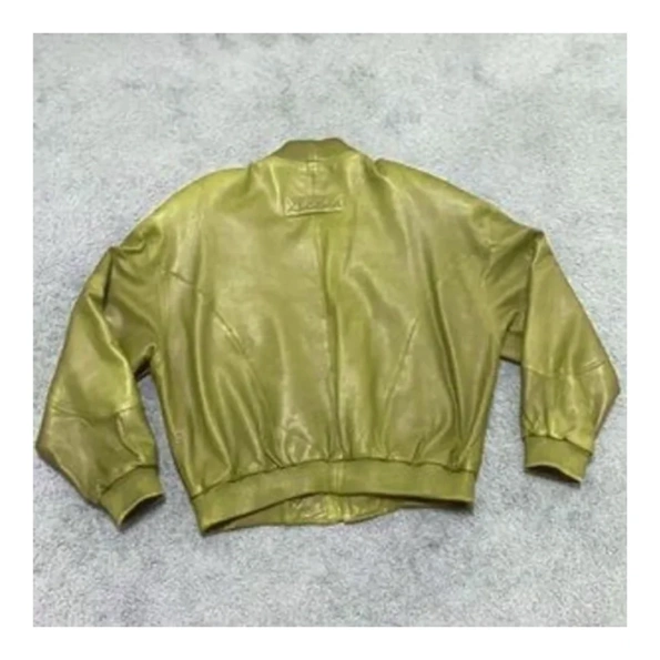 Pelle Pelle Yellow MB Leather Jacket | Men & Women view 1