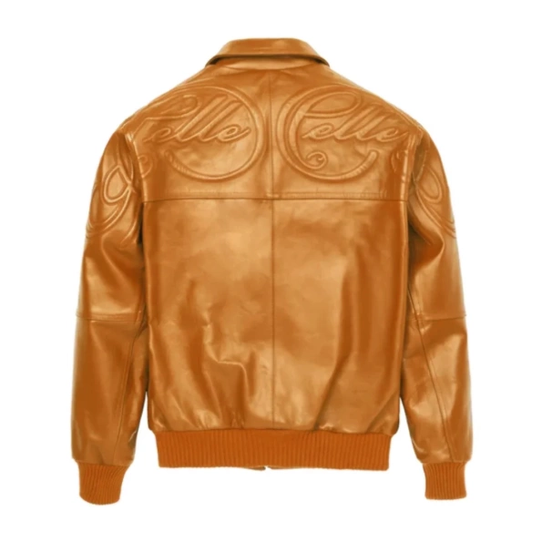 Pelle Pelle Brown Plush Leather Jacket | Men & Women view 3