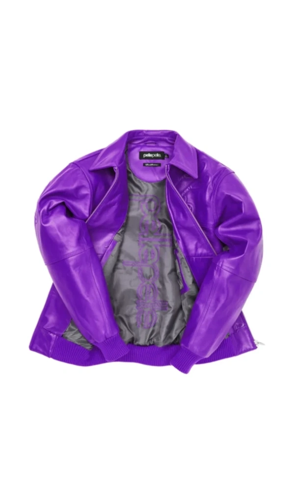 Pelle Pelle Purple Plush Leather Jacket | Men & Women