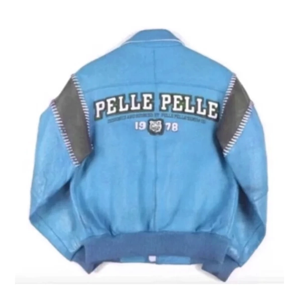 Pelle Pelle 1978 Blue Leather Jacket | Men & Women view 2