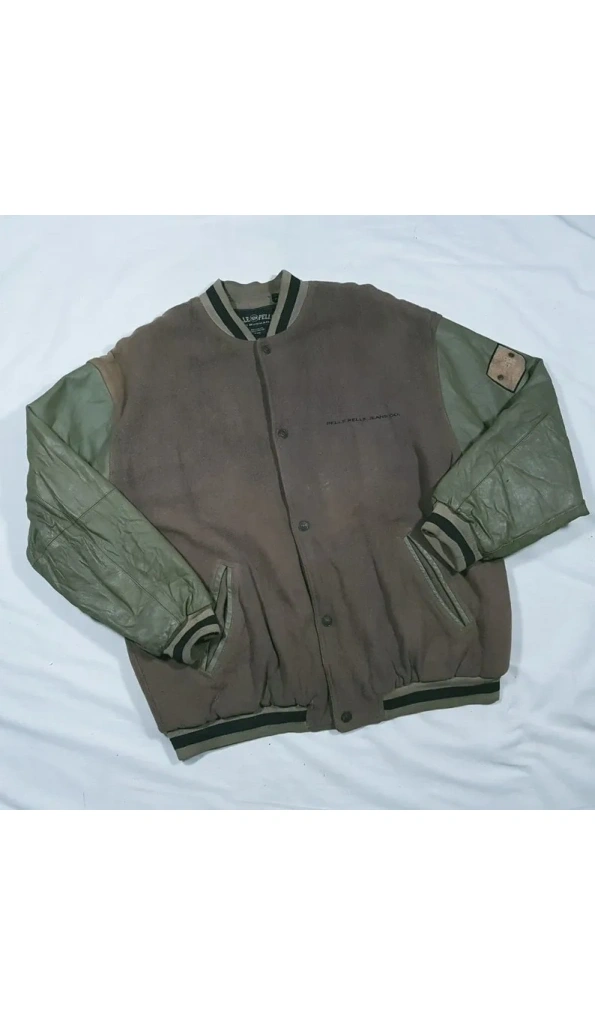 Pelle Pelle MB Jeans Co. Varsity Jacket | Leather & Wool