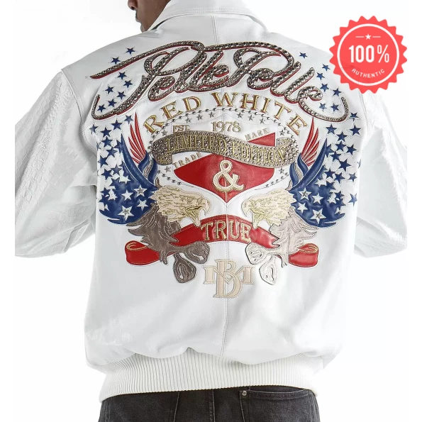 Pelle Pelle White MB Men Leather Jacket | Limited Edition view 2