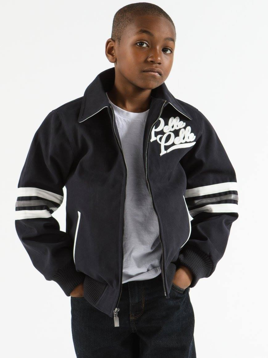 Pelle Pelle Kids 1978 MB Wool Jacket | Black & White