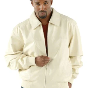 Pelle Pelle Men Cream Soft Leather Jacket view 2