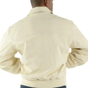 Pelle Pelle Men Cream Soft Leather Jacket view 1