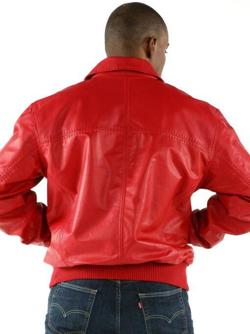 Pelle Pelle Men Red Soft Leather Jacket view 1