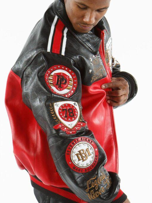 Pelle Pelle Legacy Series MB Leather Jacket | Red & Black