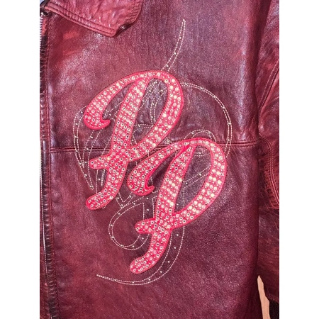 Pelle Pelle Free Wheeler Leather Jacket | Maroon Jacket view 3