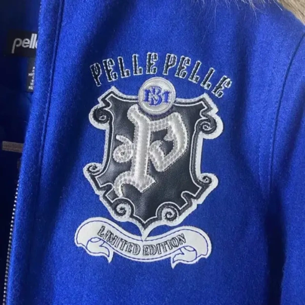 Pelle Pelle Blue MB Legend Series Jacket | Wool Jacket view 2