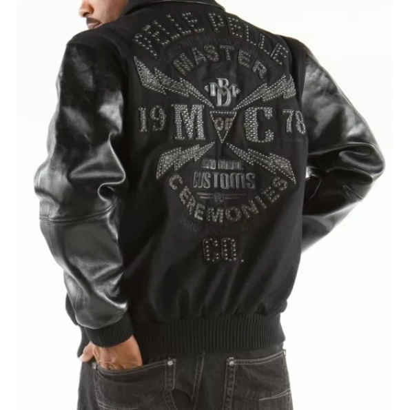 Pelle Pelle MB 1978 Wool Leather Jacket | Black Jacket