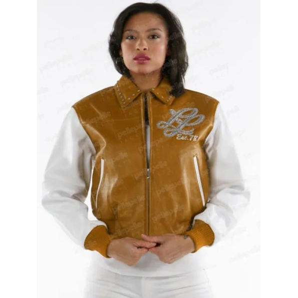 Pelle Pelle Mustard Notorious Leather Jacket | Women Jacket view 2