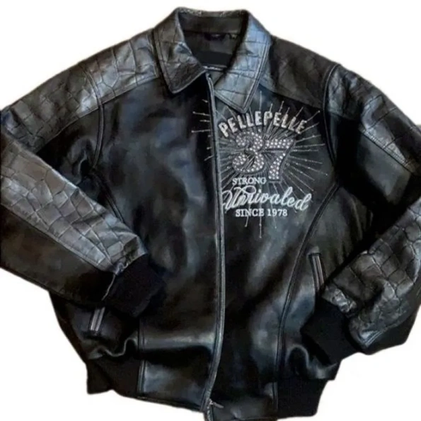 Pelle Pelle Avant Garde Black Leather Jacket | Men & Women