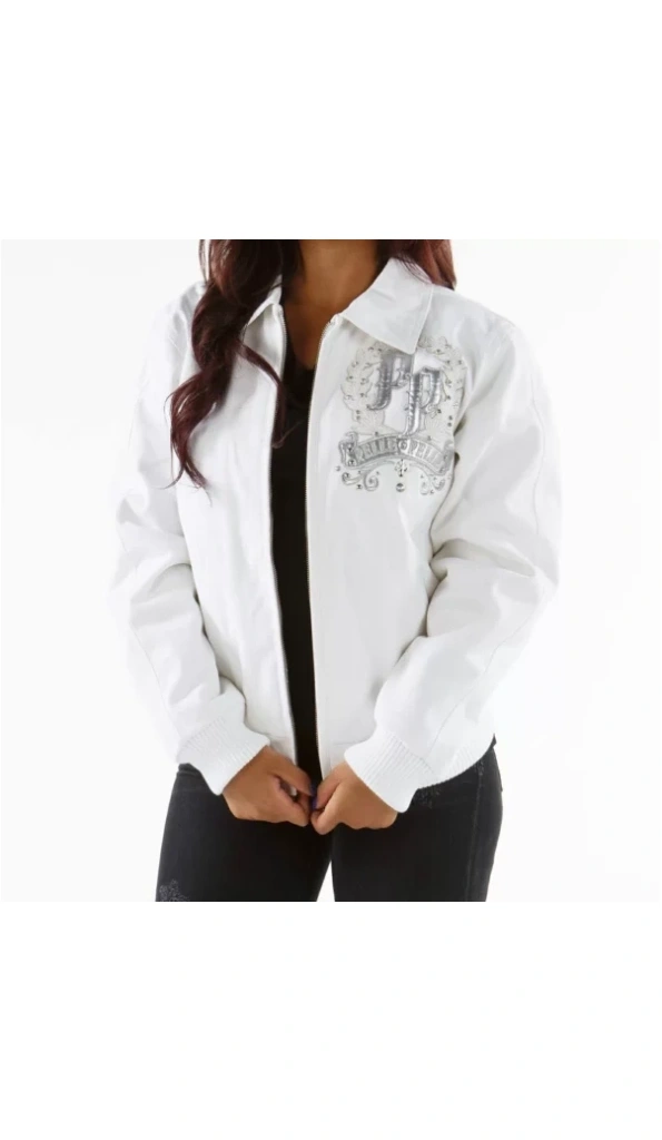 Pelle Pelle Women Live Like A Queen Jacket | White Jacket