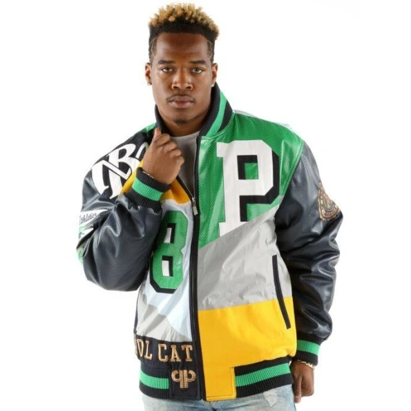 Pelle Pelle Cool Cat Men MB Leather Jacket | Varsity Jacket