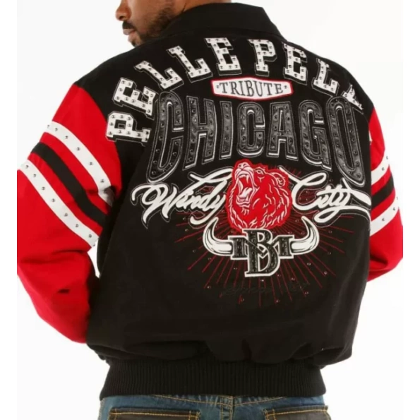 Pelle Pelle Men Chicago MB Wool Jacket | Windy City Jacket