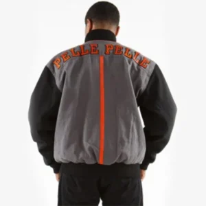 Pelle Pelle Grey And Black Wool Jacket | Men Jacket