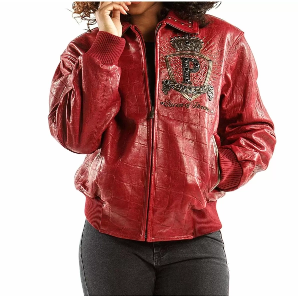 Pelle Pelle Queen Of Thrones Women Jacket | Red Jacket