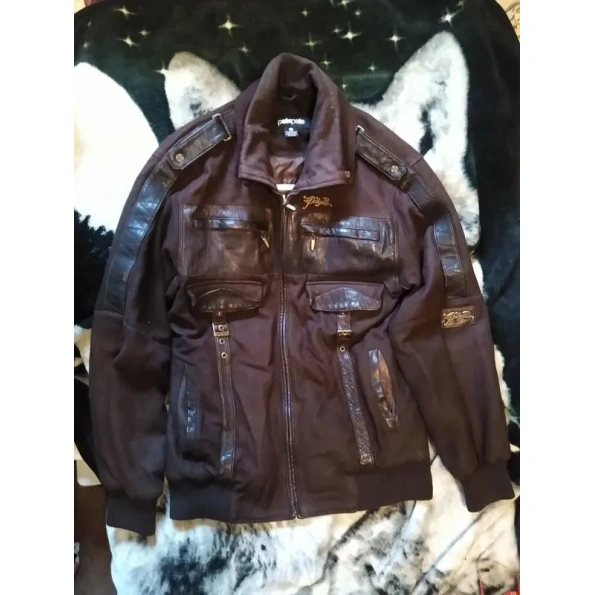 Pelle Pelle Dark Brown Leather Jacket | Men & Women view 2