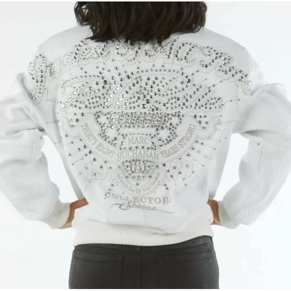 Pelle Pelle Marc Buchanan White Jacket | Women Jacket view 2