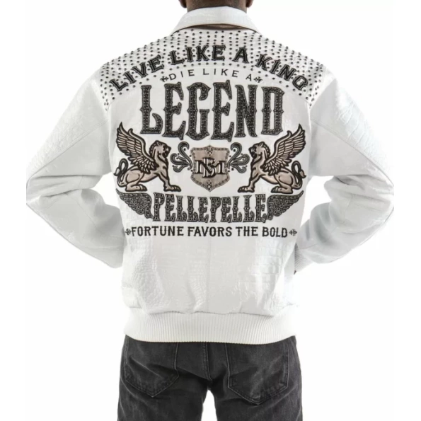 Pelle Pelle White Legends MB Leather Jacket | Men Jacket view 2