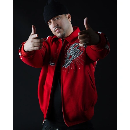 Pelle Pelle Men 35th Anniversary Red Jacket | Wool Jacket view 1