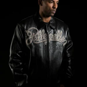 Pelle Pelle Men Black Vintage Leather Jacket