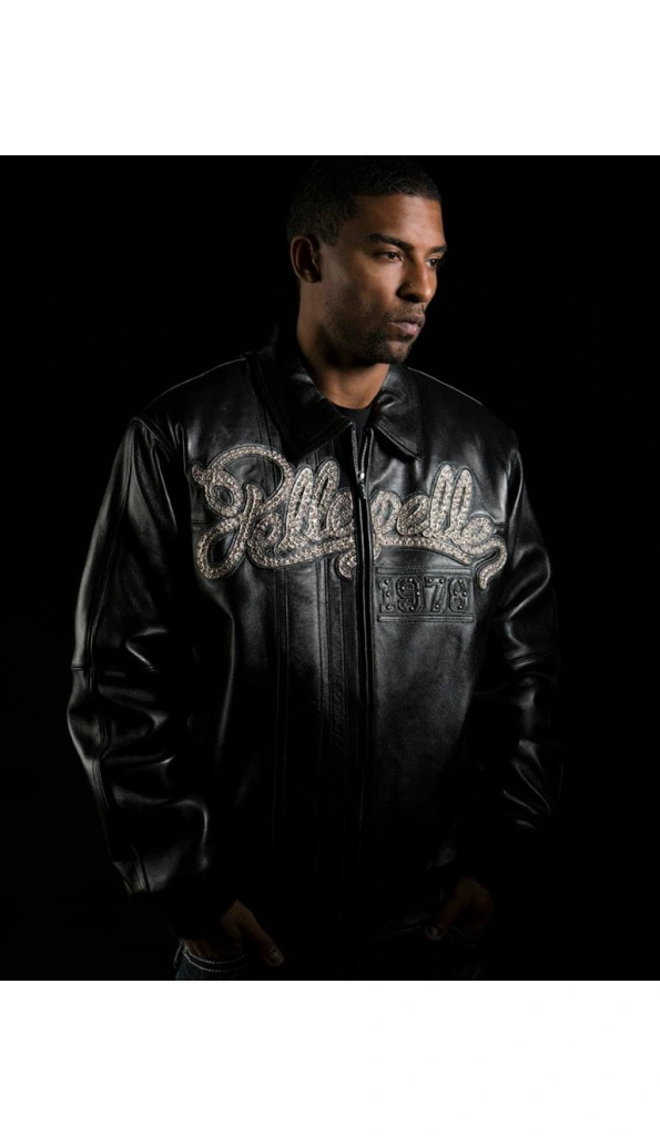 Pelle Pelle Men Black Vintage Leather Jacket