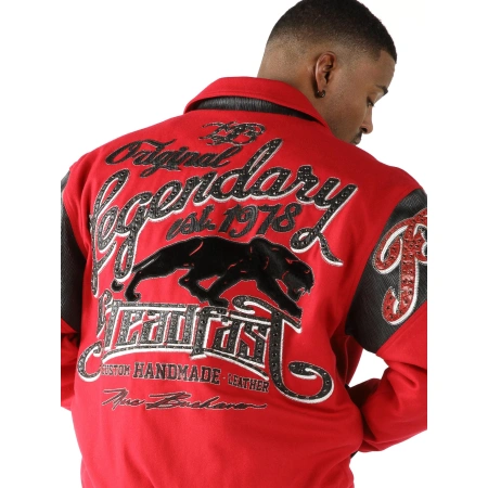 Pelle Pelle Men Steadfast Red Leather Jacket | MB Jacket view 2