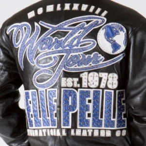 Pelle Pelle Men World Tour Leather Jacket | Black Jacket view 2