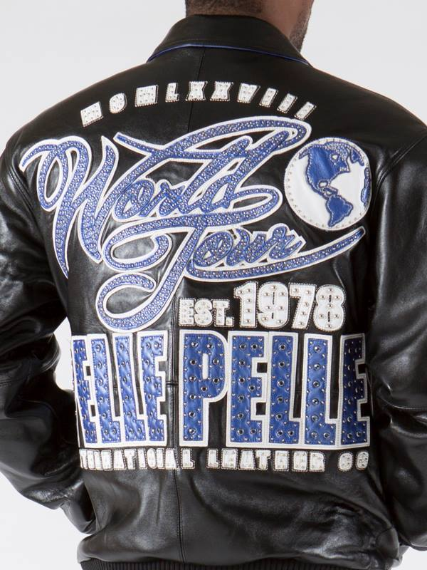Pelle Pelle Men World Tour Leather Jacket | Black Jacket view 2
