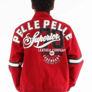 Pelle Pelle Red Kids Superior Wool Jacket | MB Jacket view 2