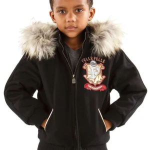 Pelle Pelle Black Legend Series Kids Jacket | Wool Jacket