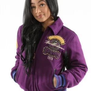 Pelle Pelle Women World Tour Purple Jacket | MB Jacket view 2