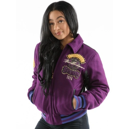 Pelle Pelle Women World Tour Purple Jacket | MB Jacket view 2