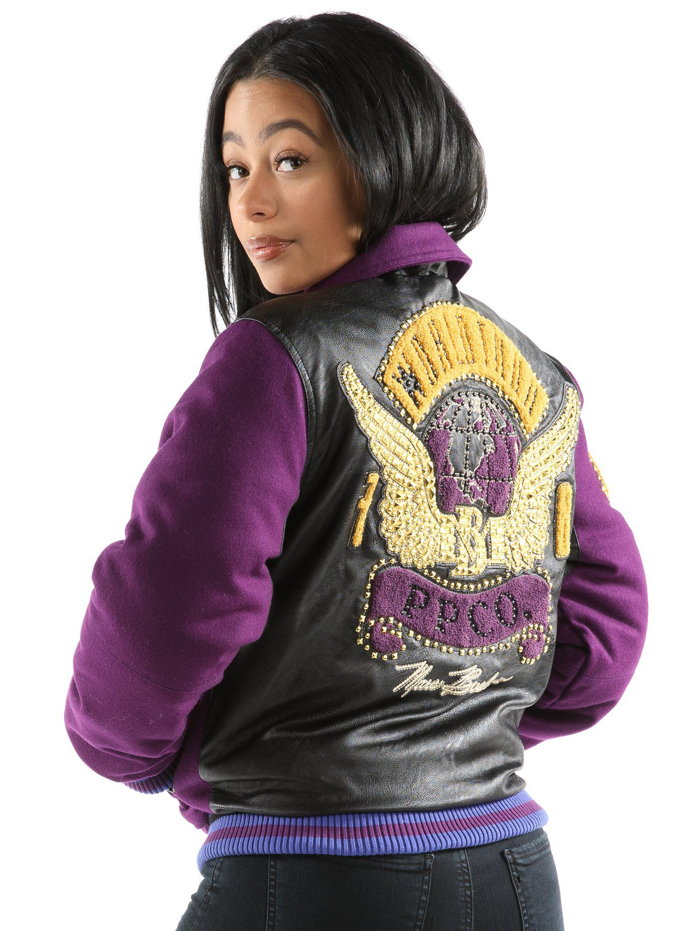 Pelle Pelle Women World Tour Purple Jacket | MB Jacket