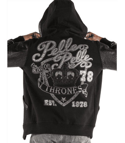 Pelle Pelle King Of Thrones Men Jacket | Black Jacket view 3