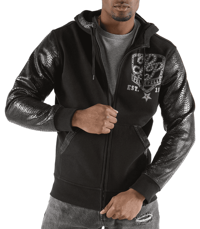 Pelle Pelle King Of Thrones Men Jacket | Black Jacket view 2