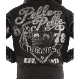 Pelle Pelle King Of Thrones Men Jacket | Black Jacket view 4