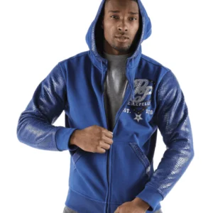 Pelle Pelle King Of Thrones Blue Hood Jacket | Men Jacket view 2