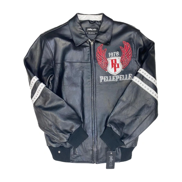Pelle Pelle MB Black Leather Jacket | Eagle Legends Forever