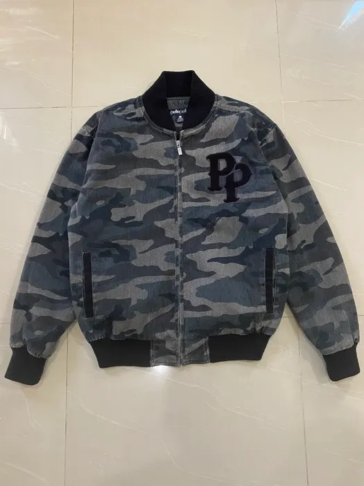 Pelle Pelle Camouflage Army Style Jacket | Wool Jacket