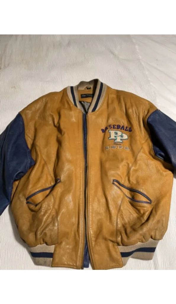 Pelle Pelle Baseball Champion Brown Jacket