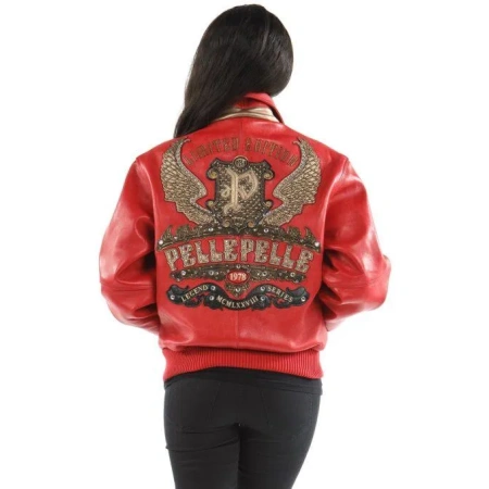 Pelle Pelle Women Red Legend Series Jacket view 2