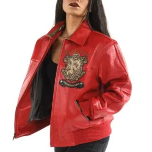 Pelle Pelle Women Red Legend Series Jacket