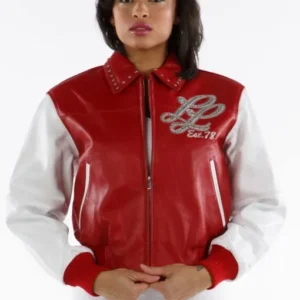 Pelle Pelle Red Notorious MB Leather Jacket