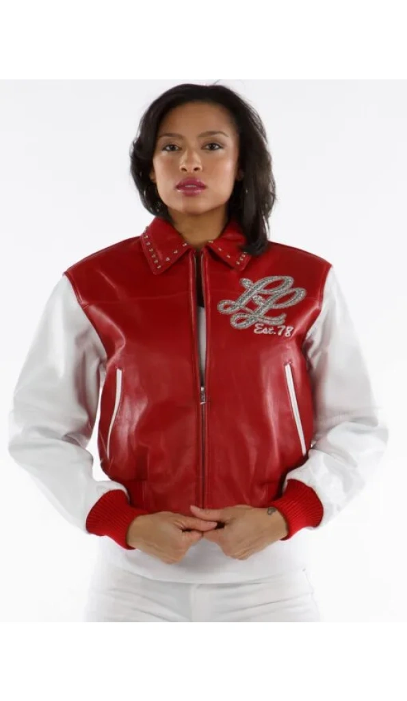 Pelle Pelle Red Notorious MB Leather Jacket